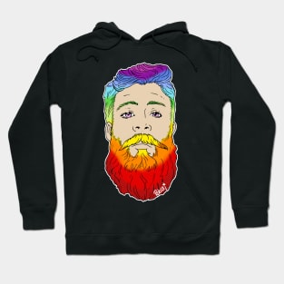 Rainbow beard Hoodie